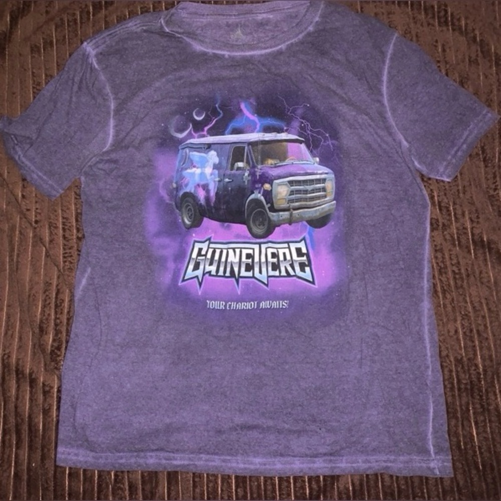 Disney parks Pixar purple onward graphic tshirt guinevere size small